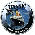 1 Dollar - Elizabeth II (Titanic; Silver Bullion)