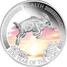 1 Dollar - Elizabeth II (Year of the Goat - Health)