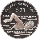 20 Dollars - Elizabeth II (Swimming)