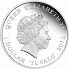 1 Dollar - Elizabeth II (Chinese Dragon; Silver Bullion)