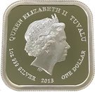 1 Dollar - Elizabeth II (Tiananmen Square; Silver Bullion)