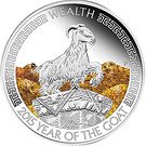 1 Dollar - Elizabeth II (Year of the Goat - Wealth)