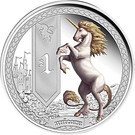 1 Dollar - Elizabeth II (Unicorn; Silver Bullion)