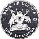 1000 Shillings (Gorilla eating)