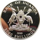 2000 Shillings (Zebra)