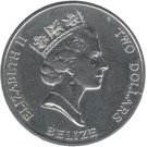 2 Dollars - Elizabeth II (Queen Mother; Silver Proof Issue)