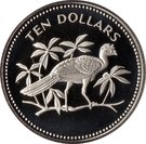 10 Dollars - Elizabeth II (Great Curassow)