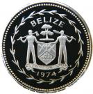 25 Cents - Elizabeth II (Blue-crowned Motmot; Silver Proof Issue)