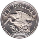 10 Dollars - Elizabeth II (Roseate Spoonbill)