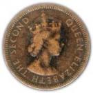 1 Cent - Elizabeth II (1st portrait)