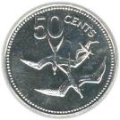 50 Cents - Elizabeth II (Frigate Birds; Silver Proof Issue)