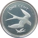 1 Cent - Elizabeth II (Swallow-tailed Kite; Silver Proof Issue)