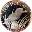 10 Dollars - Elizabeth II (Silver Proof Issue)