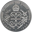 2 Dollars - Elizabeth II (Queen Mother; Silver Proof Issue)