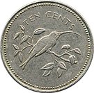 10 Cents - Elizabeth II (Long-tailed Hermit)