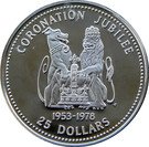 25 Dollars - Elizabeth II (Coronation Jubilee)