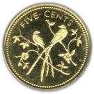 5 Cents - Elizabeth II (Fork-tailed Flycatchers)