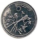 5 Cents - Elizabeth II (Fork-tailed Flycatchers)