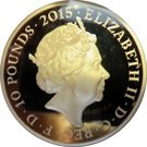 10 Pounds - Elizabeth II (World War I; Gold Proof)