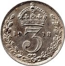 3 Pence - George V (1st issue; incl. Maundy)