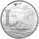 10 Pence - Elizabeth II (L - Loch Ness Monster; Silver Proof)