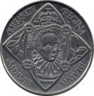 5 Pounds - Elizabeth II (4th portrait; Queen Elizabeth I)