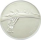 500 Pounds - Elizabeth II (World War I; Silver Proof)