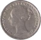 3 Pence - Victoria (1st portrait; incl. Maundy)