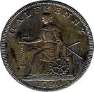 ½ Penny (Warwickshire - Stratford / Shakespeare)