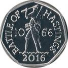 50 Pence - Elizabeth II (5th portrait; Battle of Hastings)