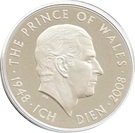 5 Pounds - Elizabeth II (Prince Charles; Silver Proof)