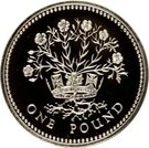 1 Pound - Elizabeth II (Northern Irish Flax; Silver Piedfort)