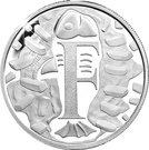 10 Pence - Elizabeth II (F - Fish and Chips; Silver Proof)