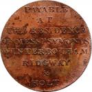 ½ Penny (Middlesex - Newgate)