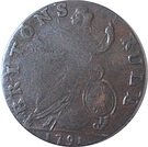 ½ Penny (Britons rule - Guilelmus Shakespear )