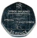 50 Pence - Elizabeth II (4th portrait; Football)