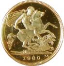 ½ Sovereign - Elizabeth II (2nd portrait)