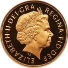 2 Pounds - Elizabeth II (4th portrait; Double Sovereign)