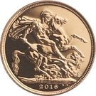 2 Pounds - Elizabeth II (5th portrait; Double Sovereign)