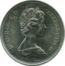 25 New Pence - Elizabeth II (Silver Wedding)