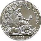 1 Pound - Elizabeth II (4th portrait; 1/2 oz Fine Silver)