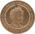 5 Pounds - Elizabeth II (Queen Mother; Gold Proof)