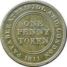 1 Penny (Bristol - Patent Sheathing Nail Manufactory)