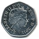 50 Pence - Elizabeth II (4th portrait; Tennis)