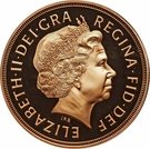5 Pounds - Elizabeth II (4th portrait; Sovereign series)