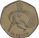 50 Pence - Elizabeth II (4th portrait; Goalball)