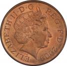 2 Pence - Elizabeth II (4th portrait; Royal Shield)