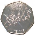 50 Pence - Elizabeth II (Basketball; Silver)