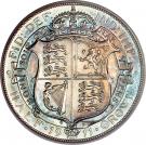 ½ Crown - George V
