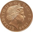 5 Pounds - Elizabeth II (Prince Charles; Gold Proof)